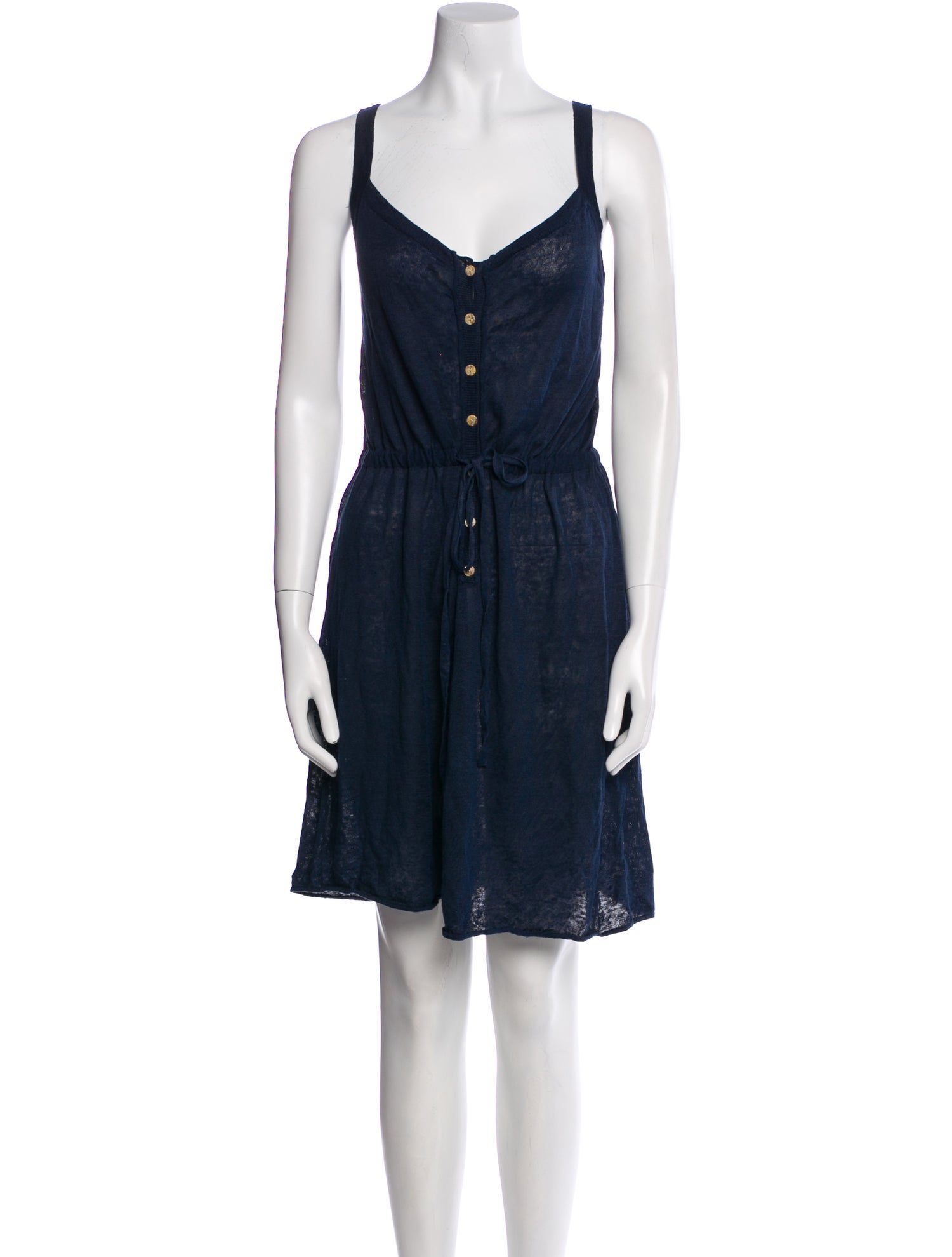 White + Warren Linen Mini Dress