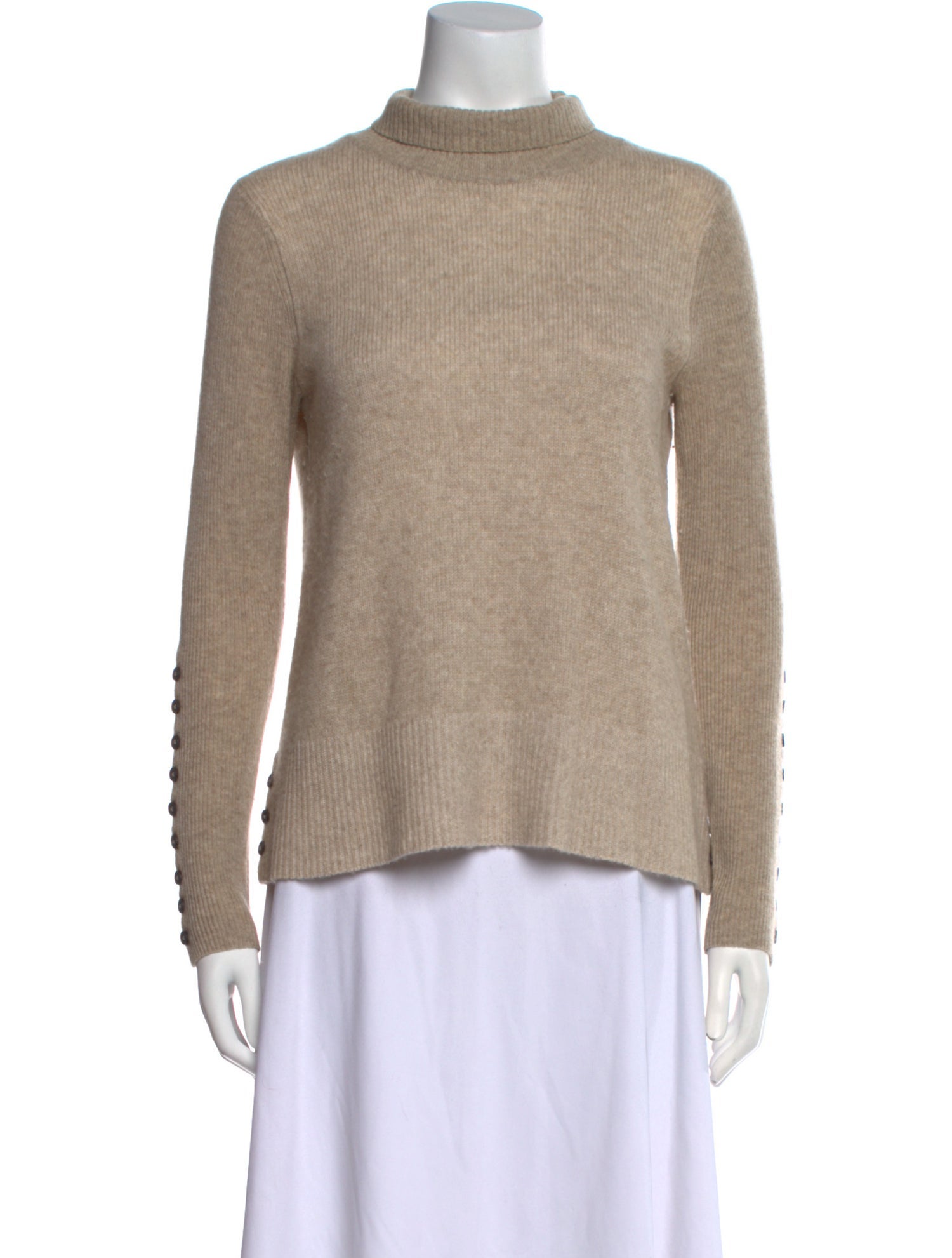 White + Warren Cashmere Mock Neck Sweater