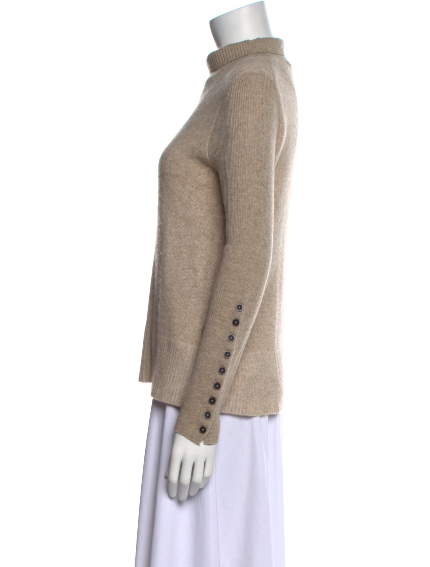 White + Warren Cashmere Mock Neck Sweater