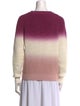White + Warren Tie-Dye Print Crew Neck Sweater