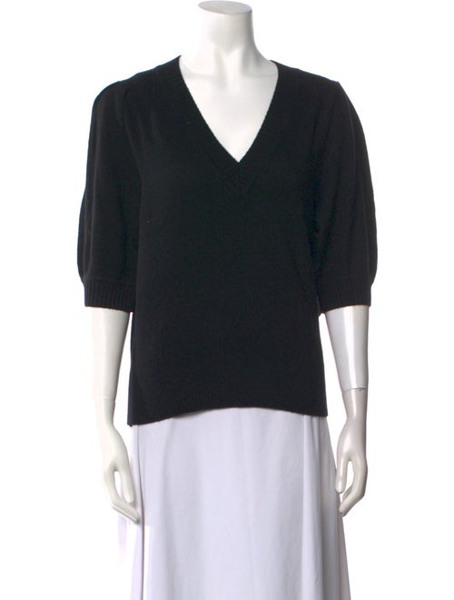 White + Warren Cashmere V-Neck Sweater