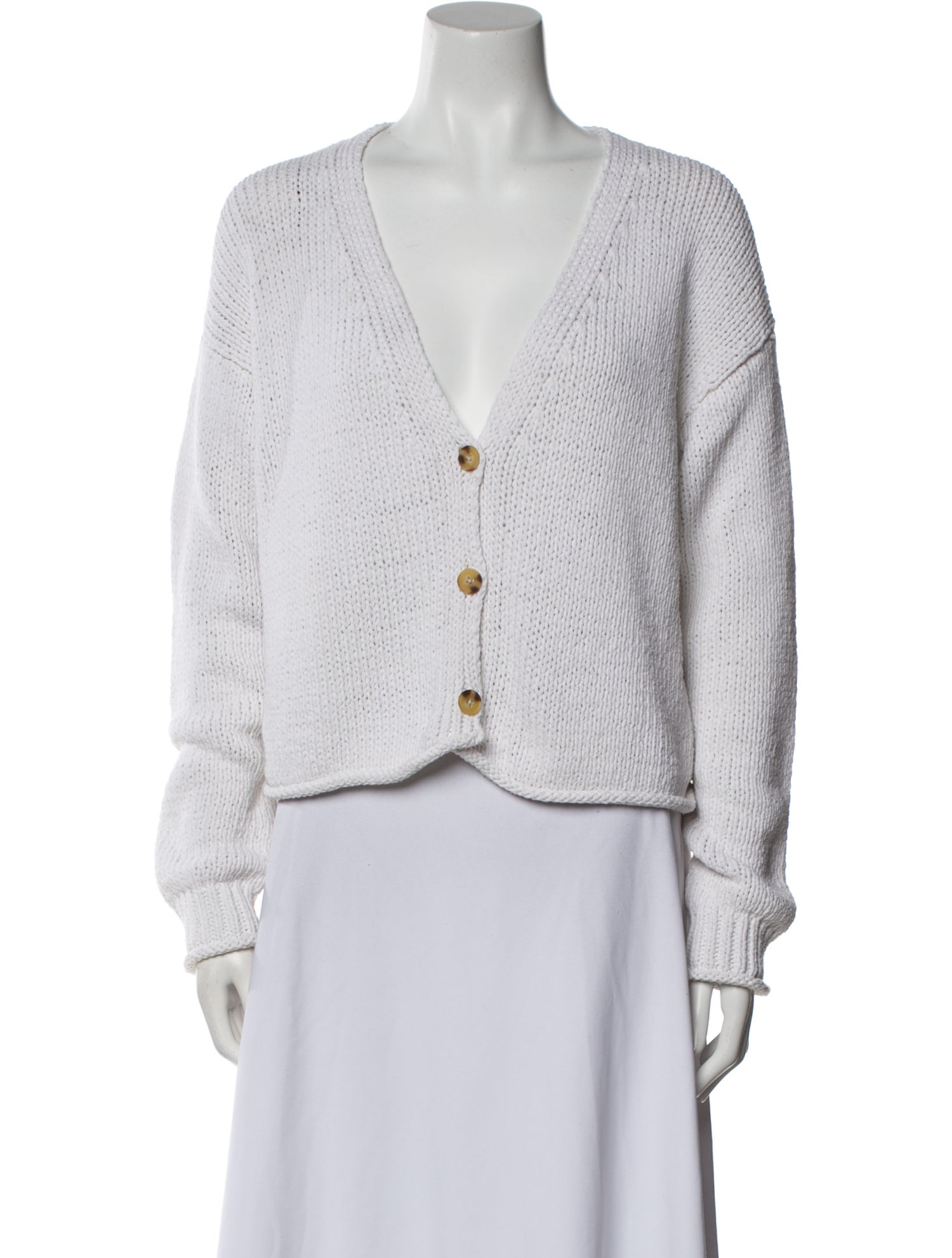 White + Warren V-Neck Sweater