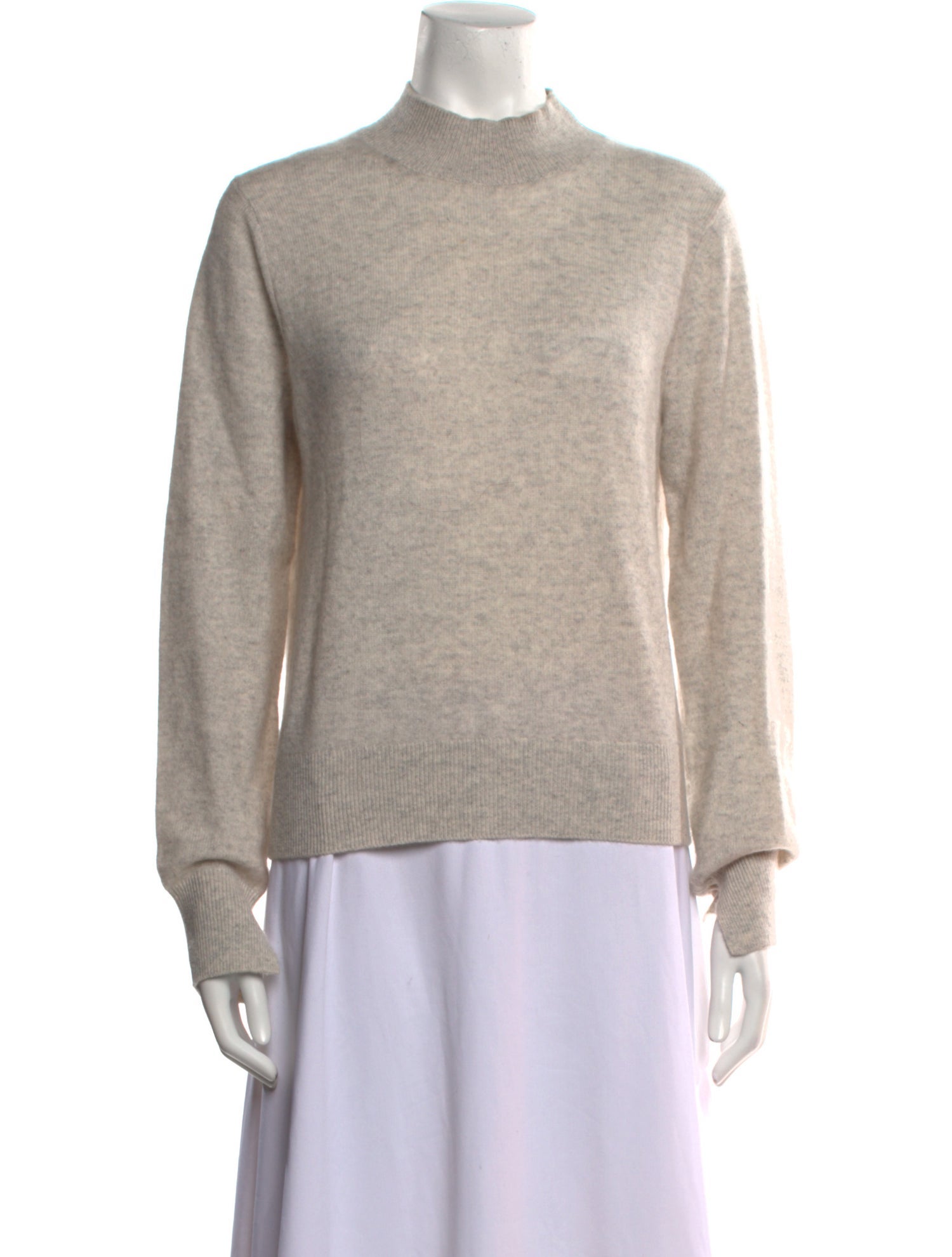 White + Warren Cashmere Mock Neck Sweater