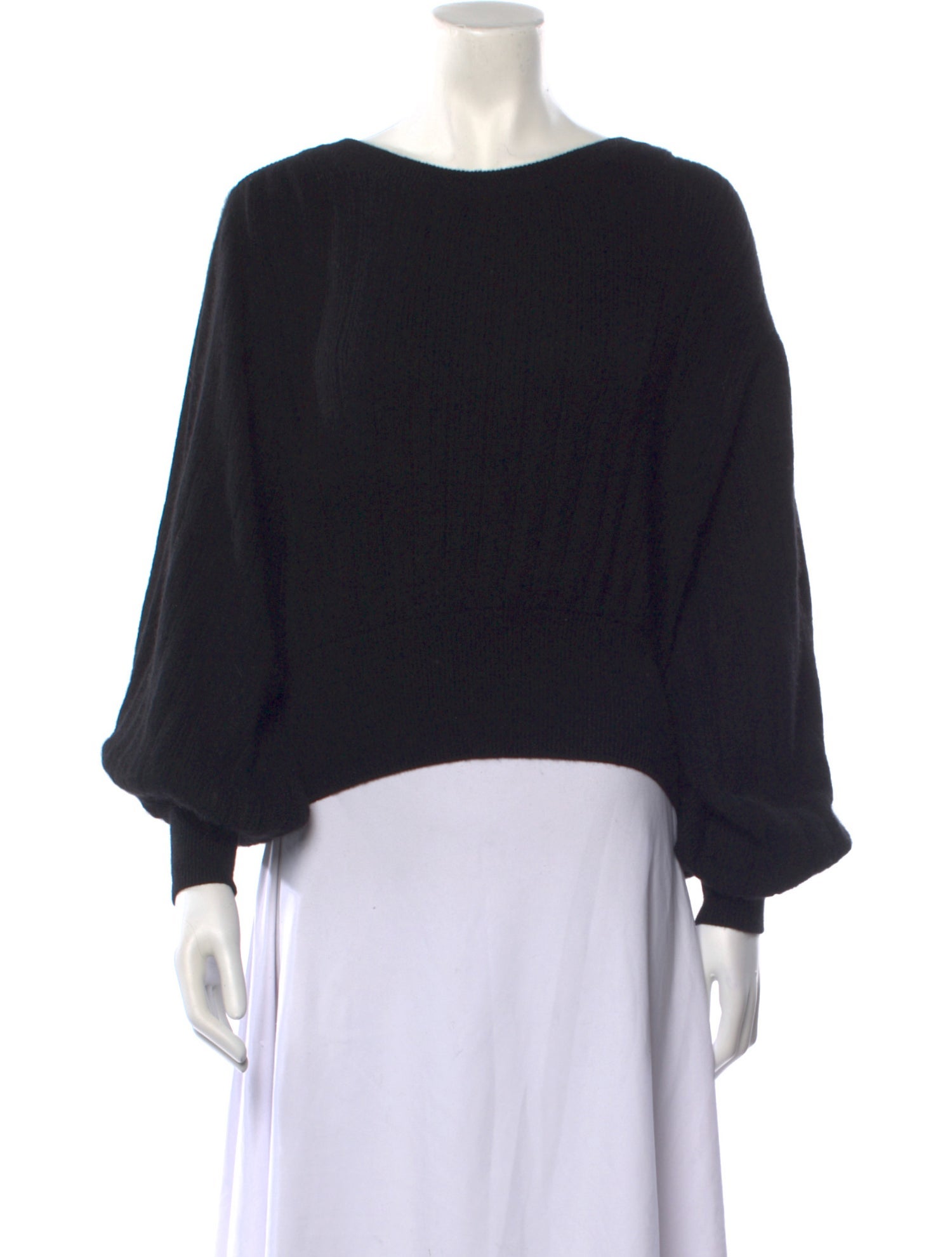 White + Warren Cashmere Bateau Neckline Sweater