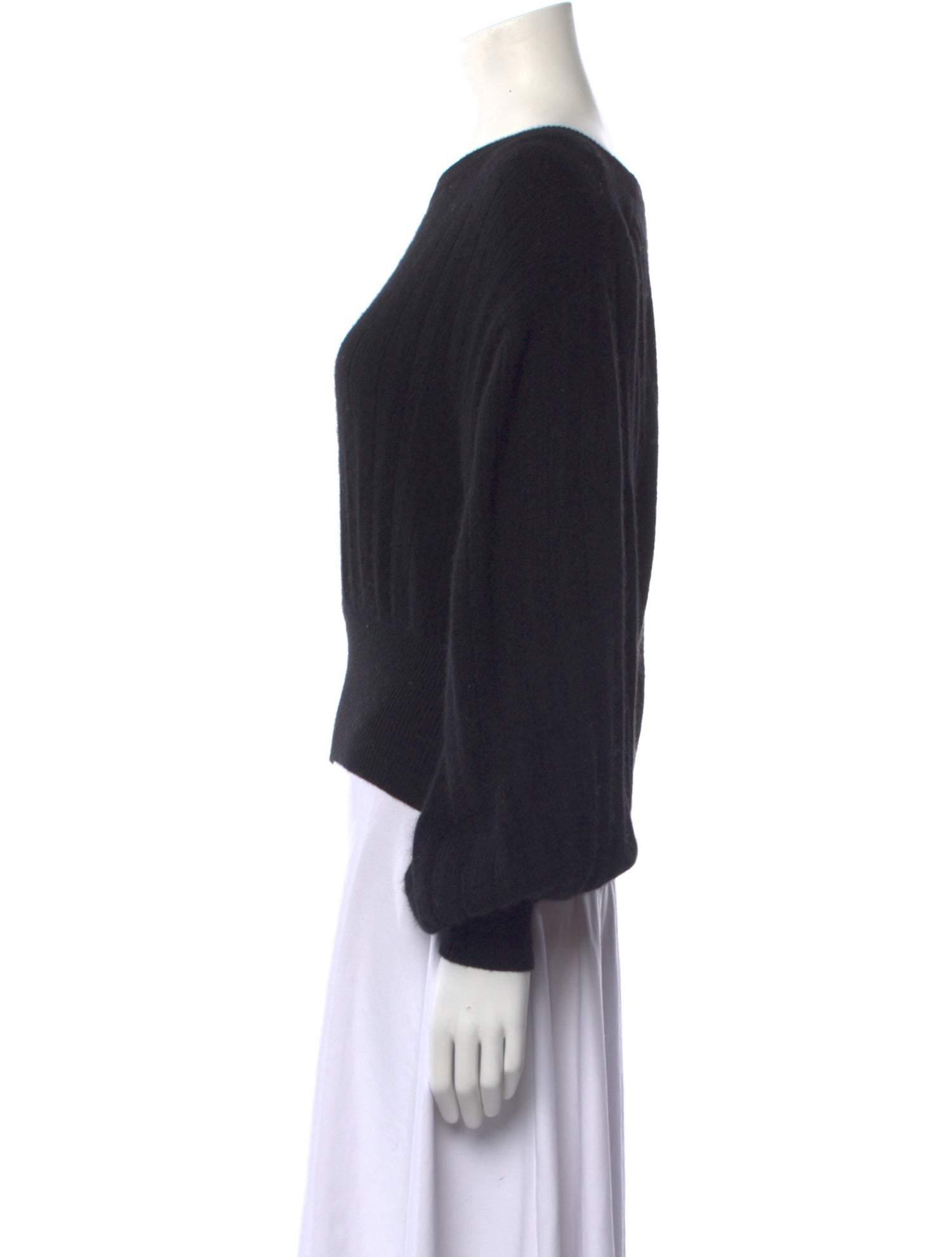White + Warren Cashmere Bateau Neckline Sweater