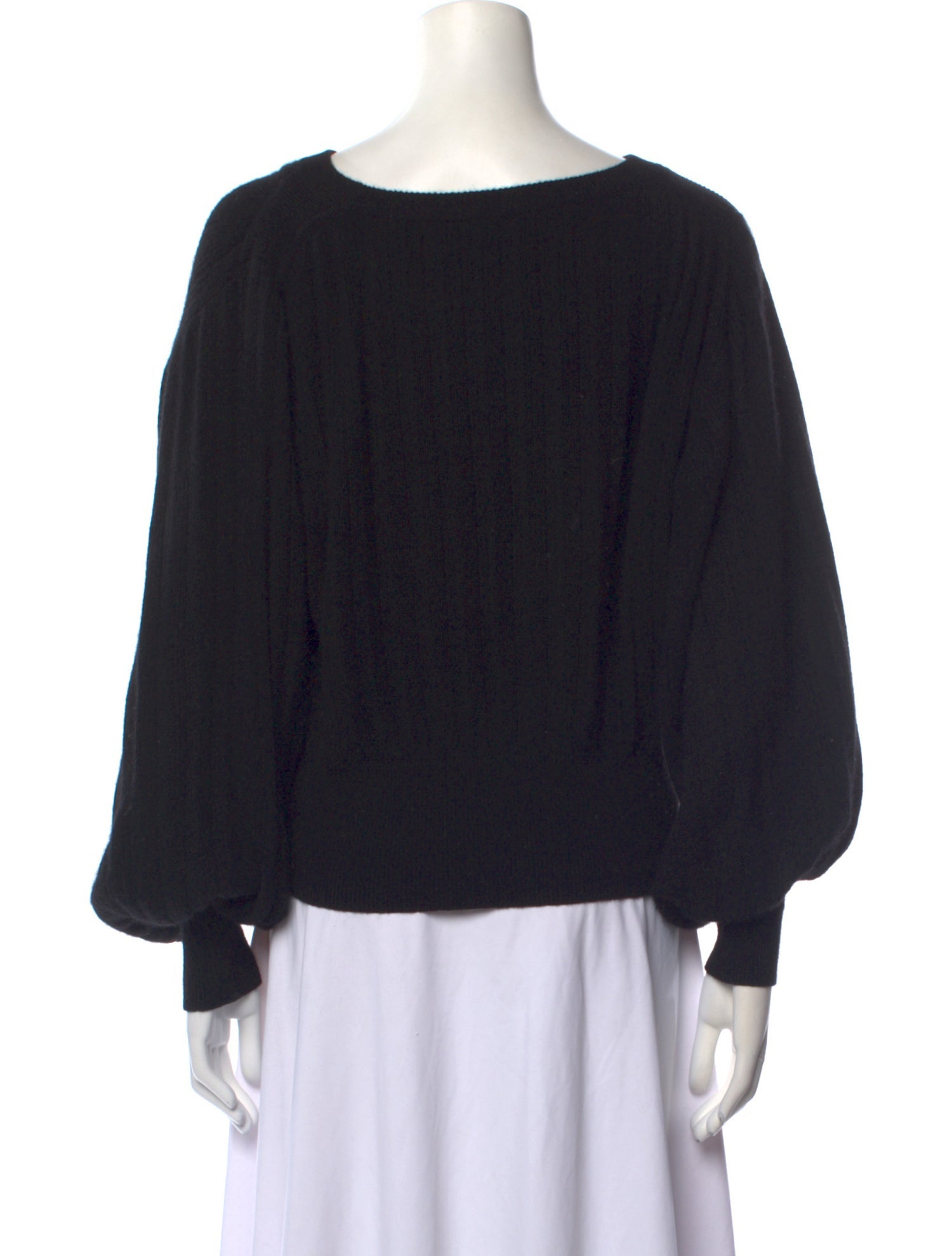White + Warren Cashmere Bateau Neckline Sweater