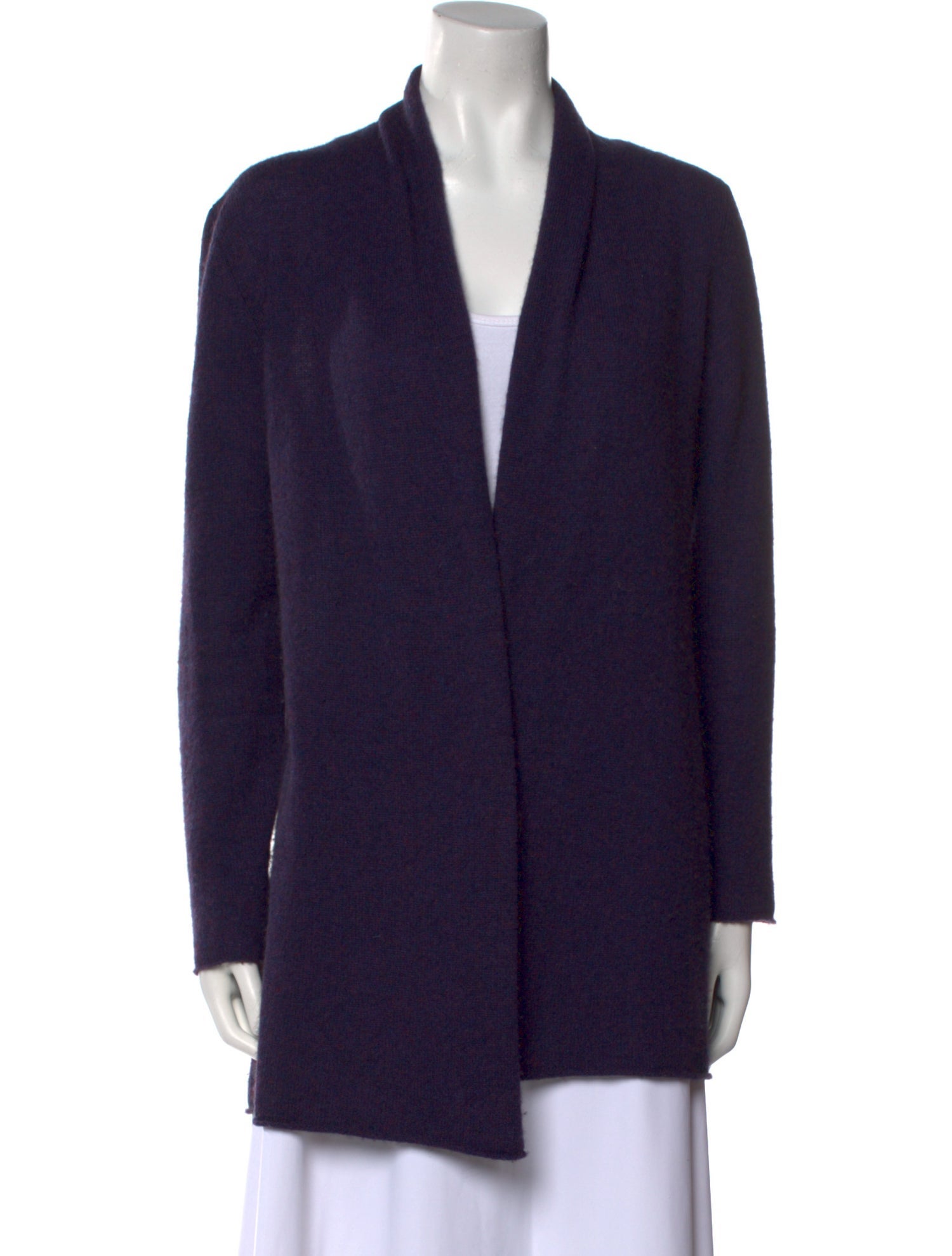 White + Warren Cashmere Open Front Sweater