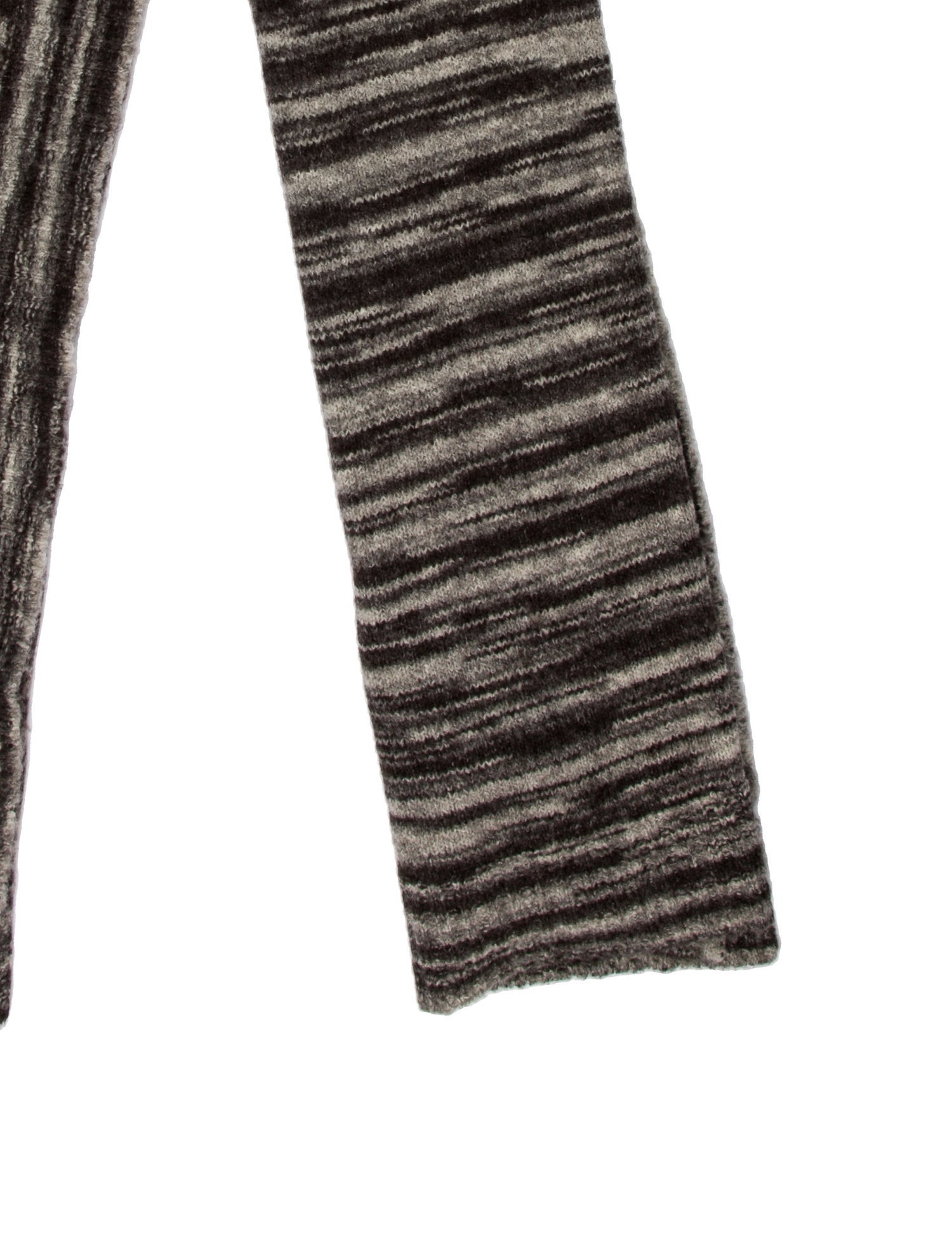 White + Warren Striped Scarf