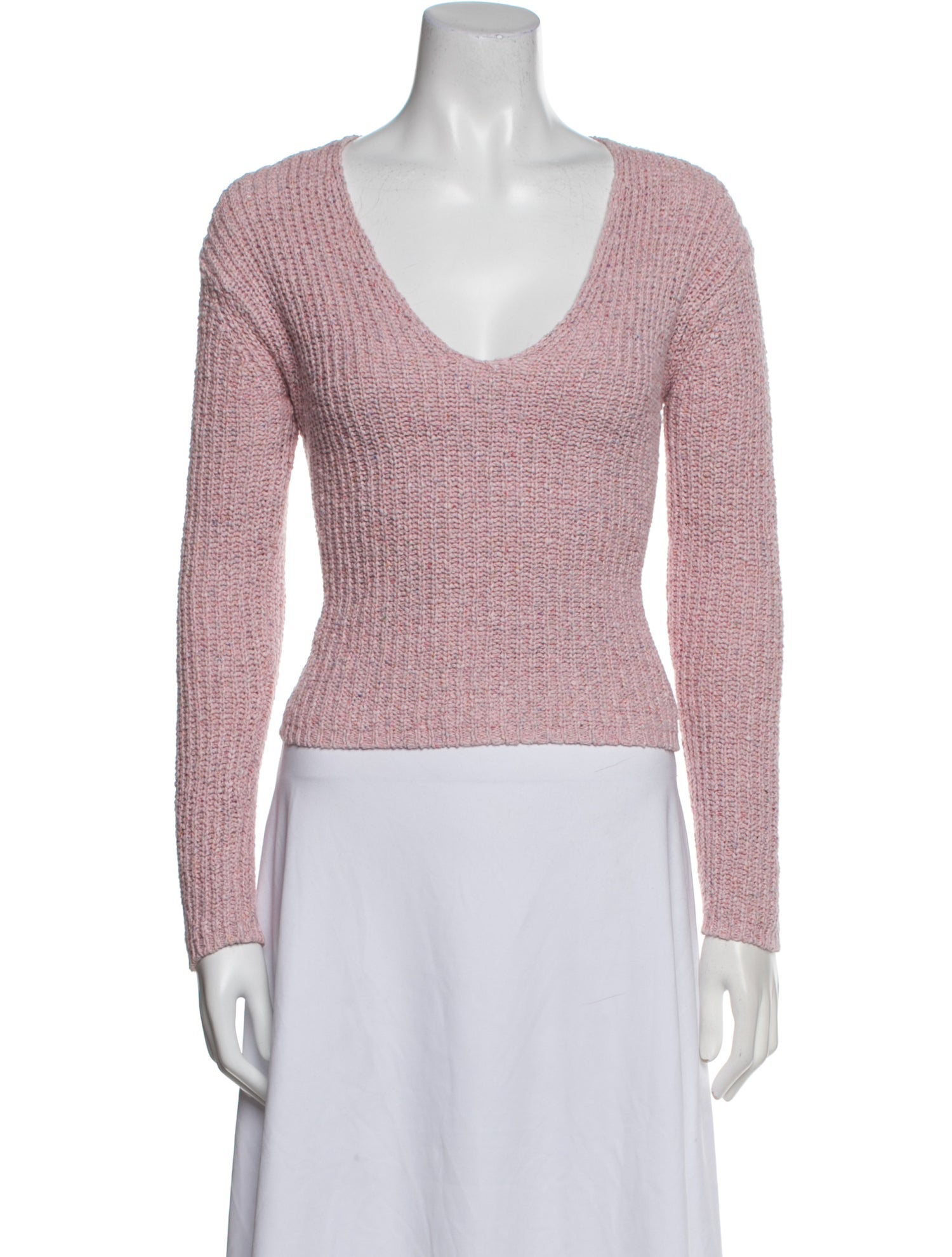 White + Warren V-Neck Sweater