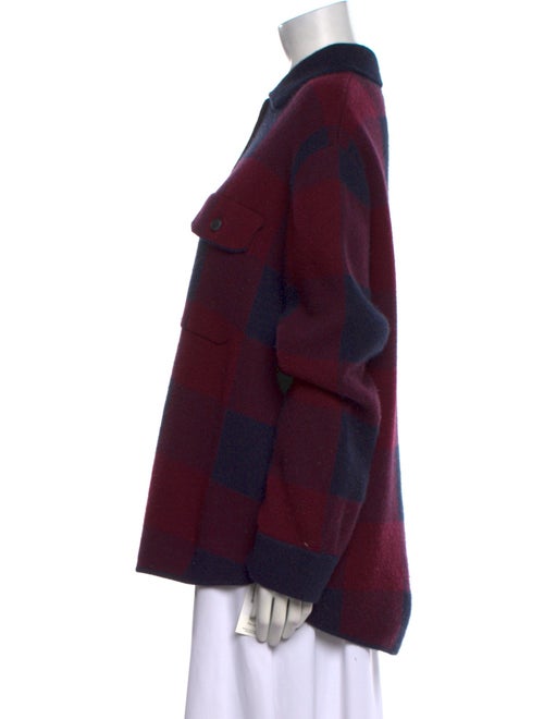 White + Warren Cashmere Plaid Print Sweater