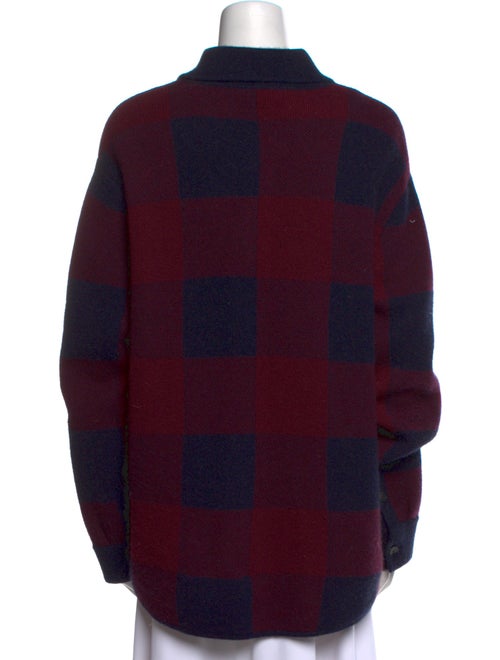 White + Warren Cashmere Plaid Print Sweater