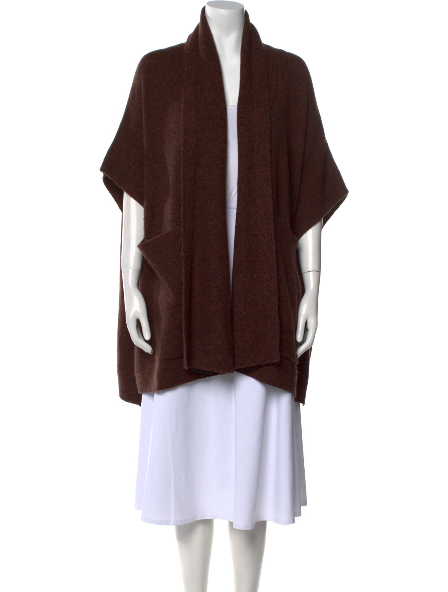 White + Warren Wool V-Neck Sweater