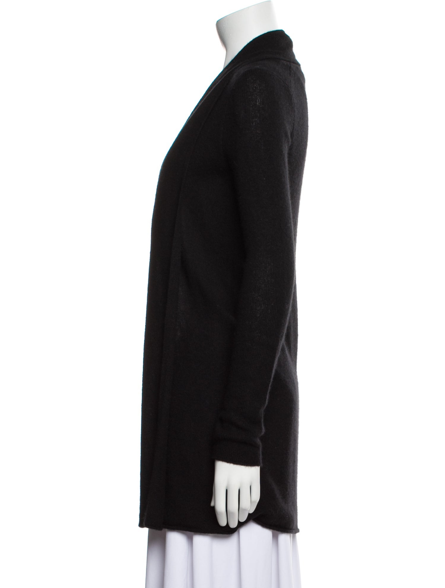 White + Warren Cashmere Open Front Sweater