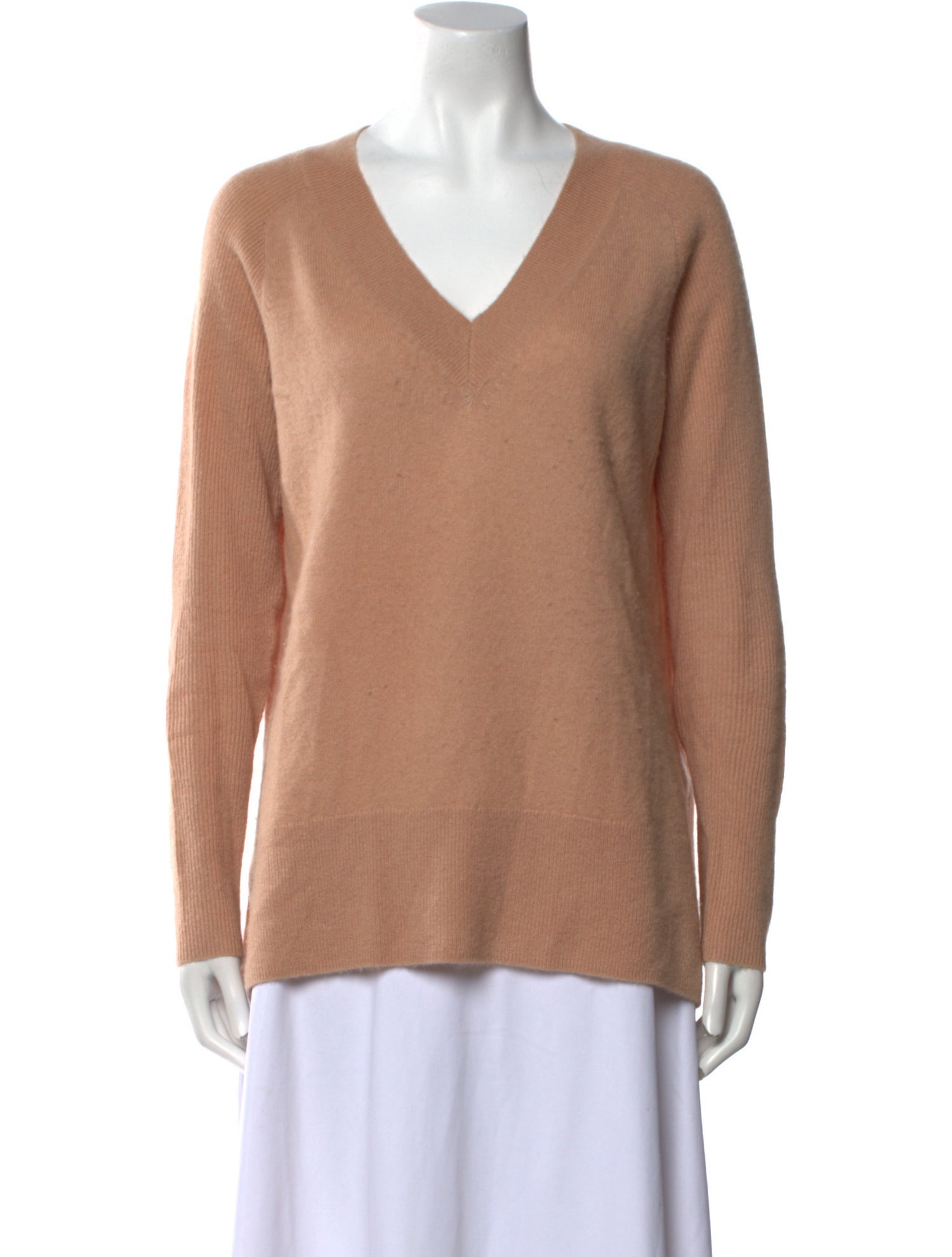 White + Warren Cashmere V-Neck Sweater