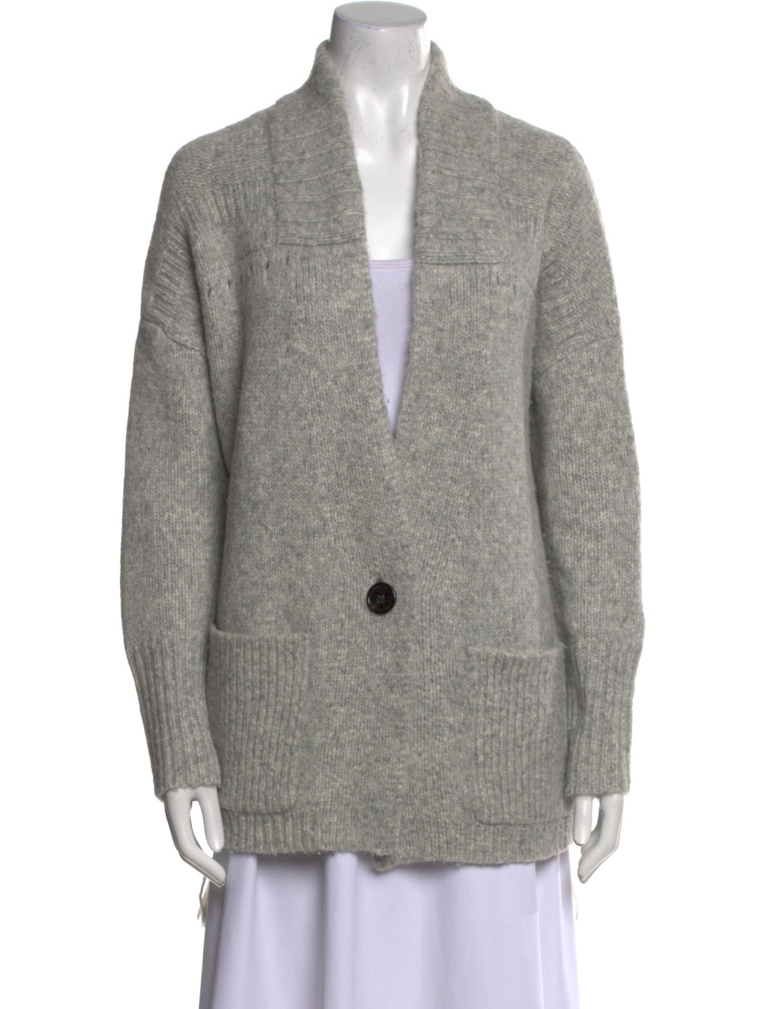 White + Warren Alpaca V-Neck Sweater