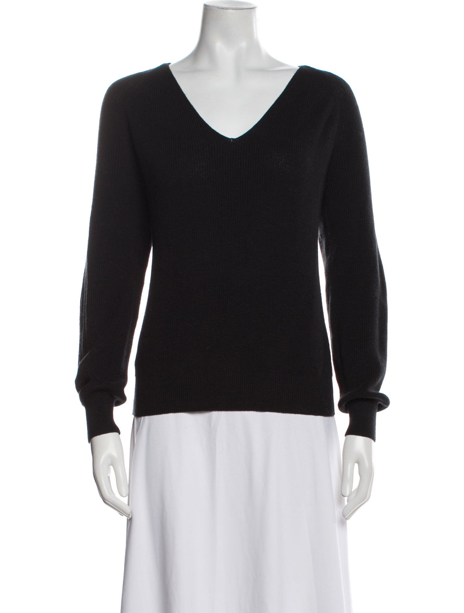 White + Warren V-Neck Sweater