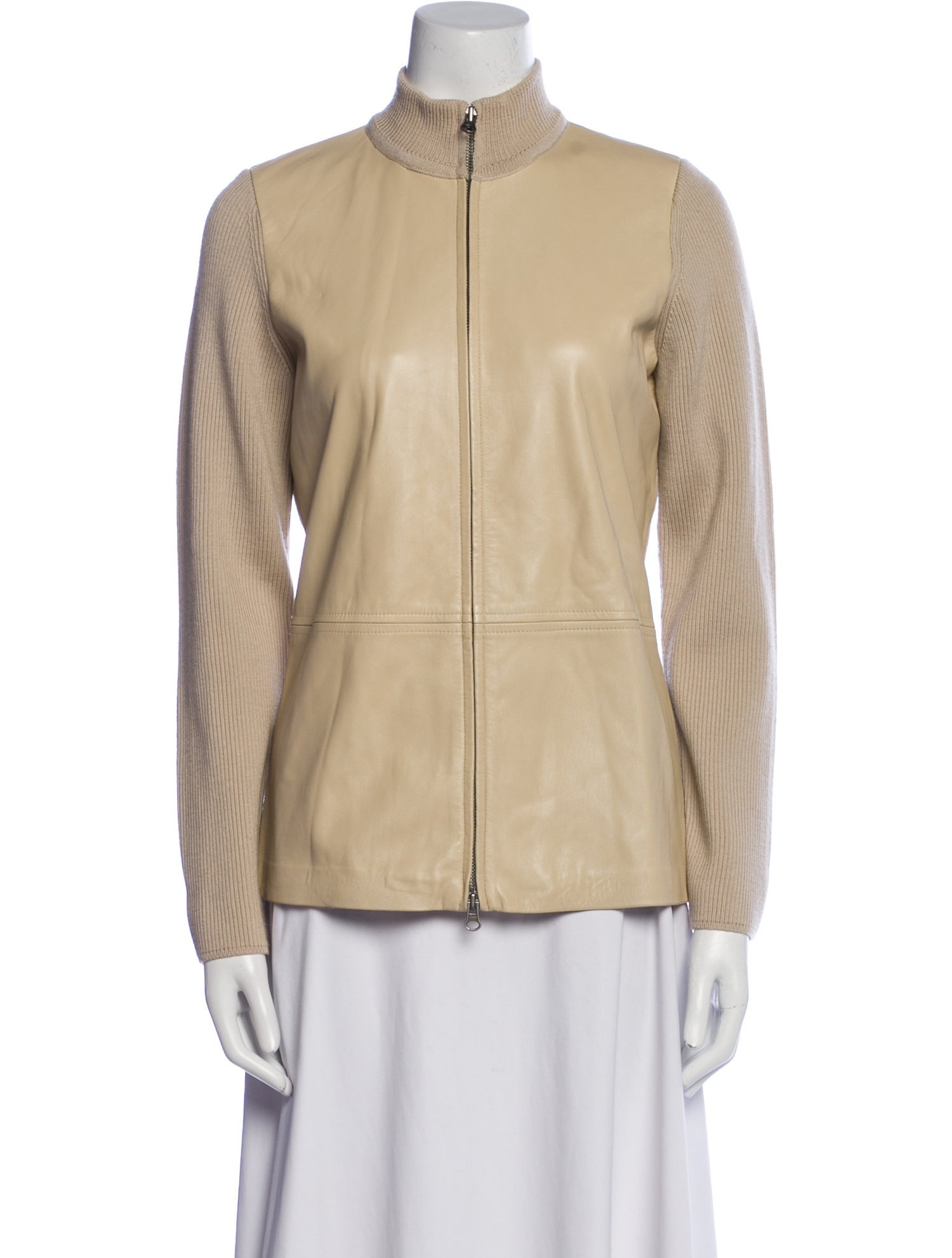 White + Warren Lambskin Vest