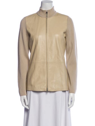 White + Warren Lambskin Vest