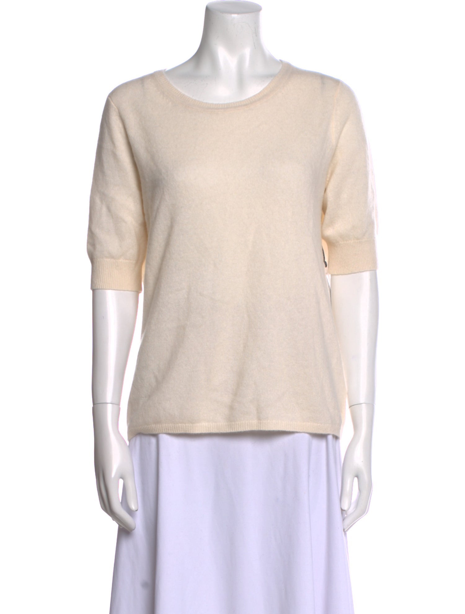 White + Warren Cashmere Scoop Neck Sweater
