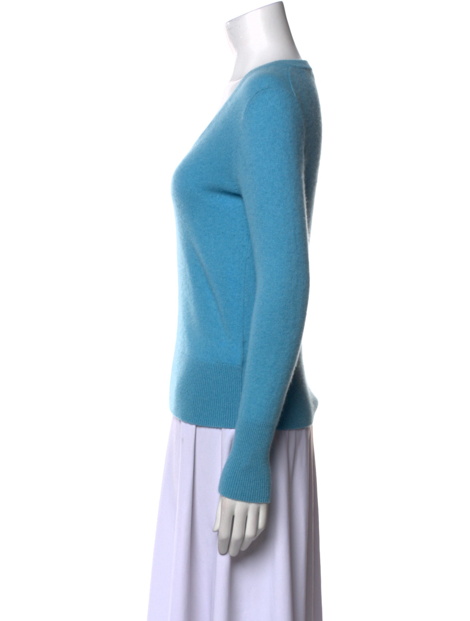 White + Warren Cashmere V-Neck Sweater