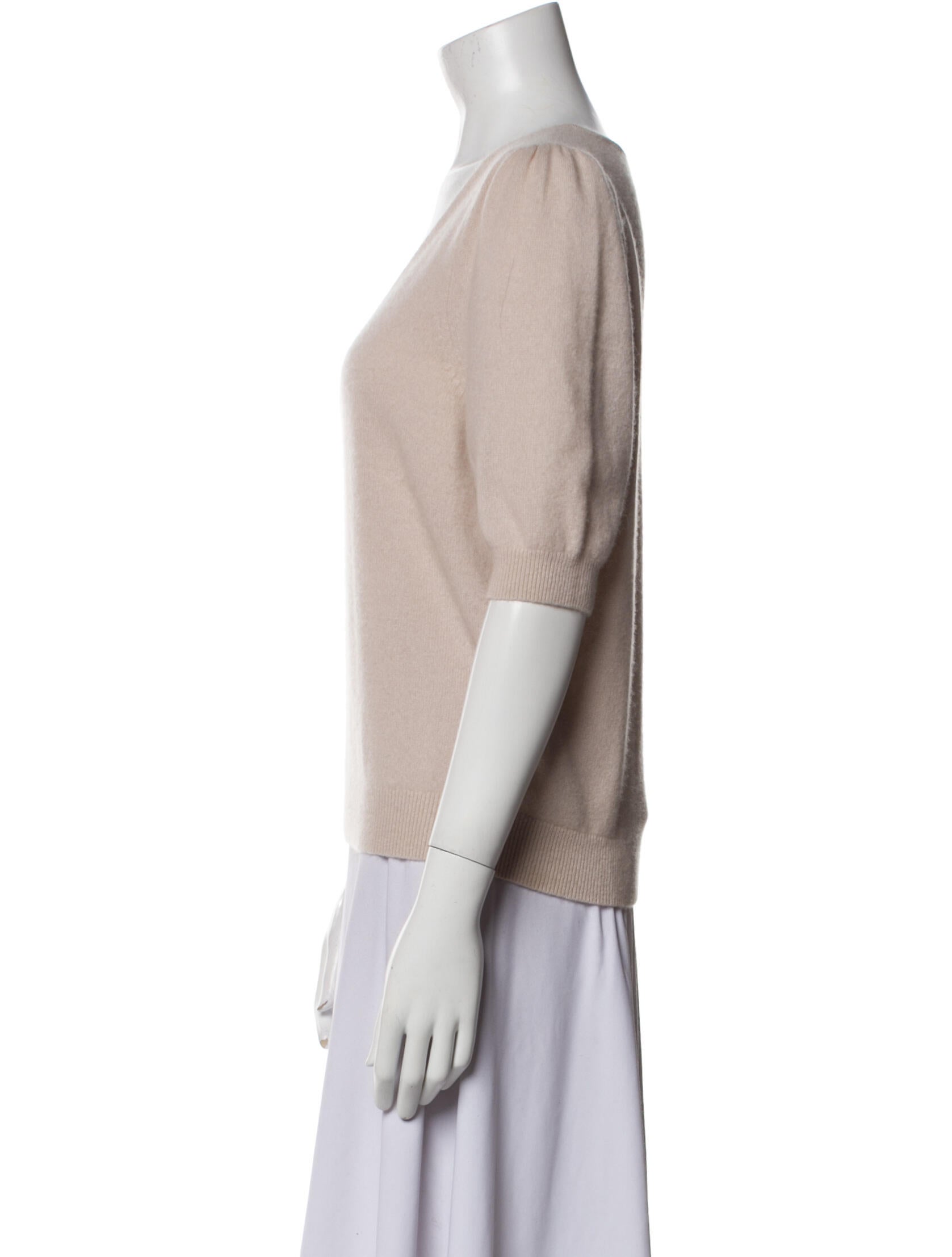 White + Warren Cashmere V-Neck Sweater