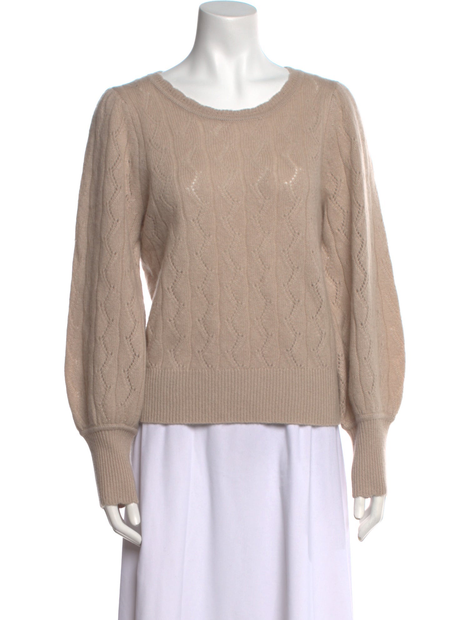 White + Warren Cashmere Scoop Neck Sweater w/ Tags