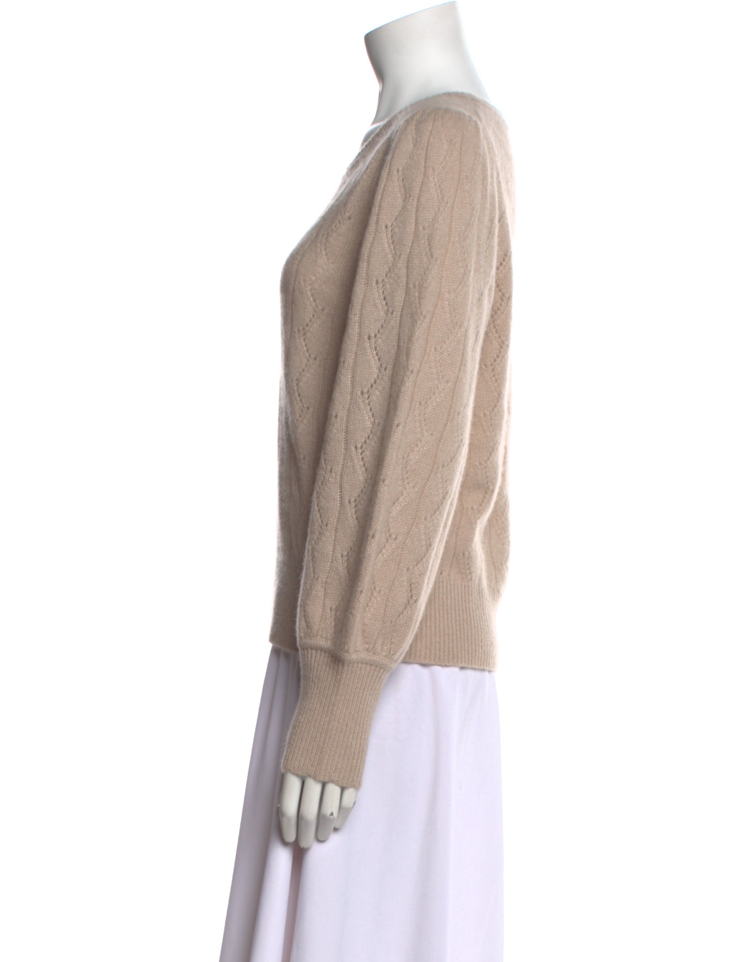 White + Warren Cashmere Scoop Neck Sweater w/ Tags