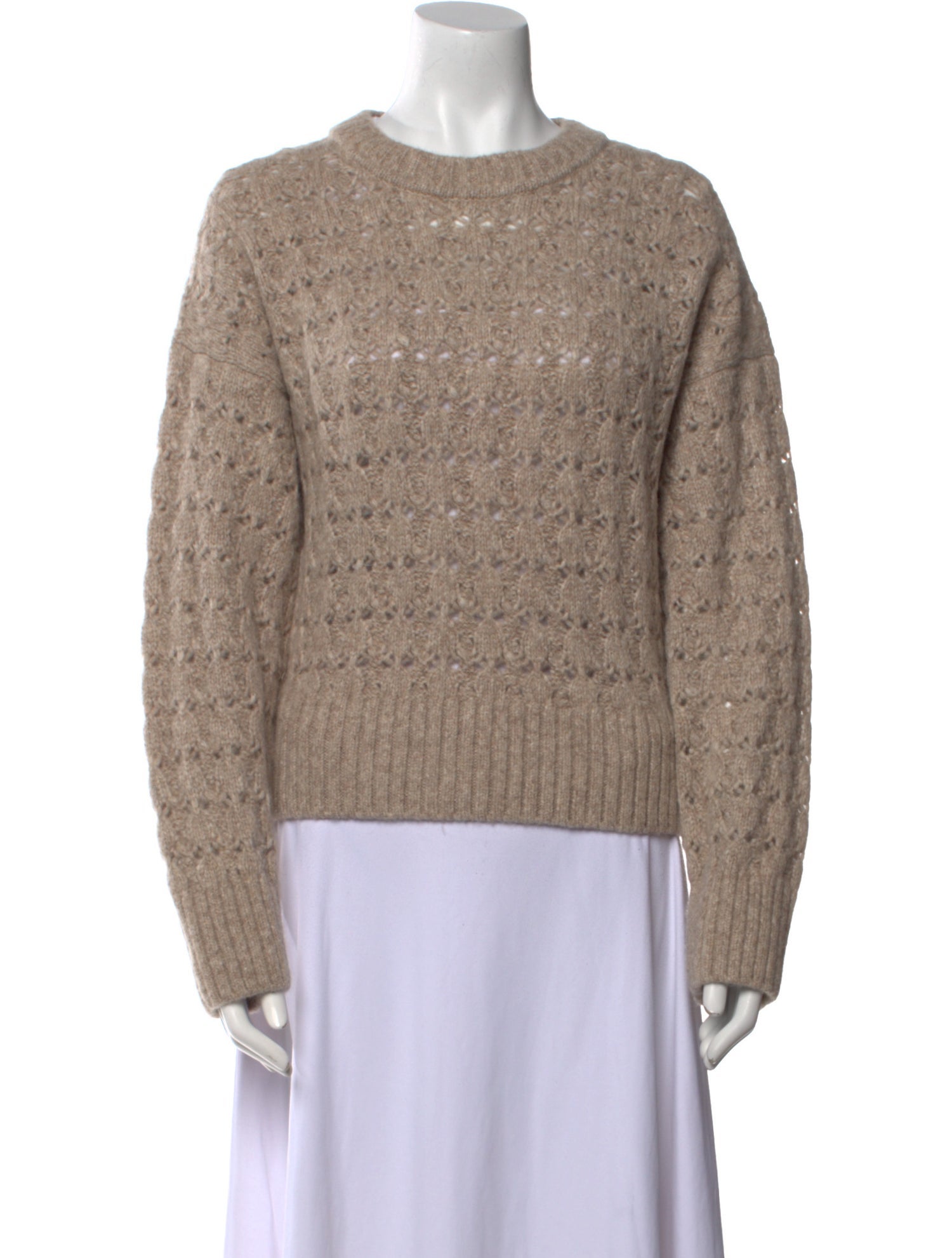 White + Warren Baby Alpaca Crew Neck Sweater