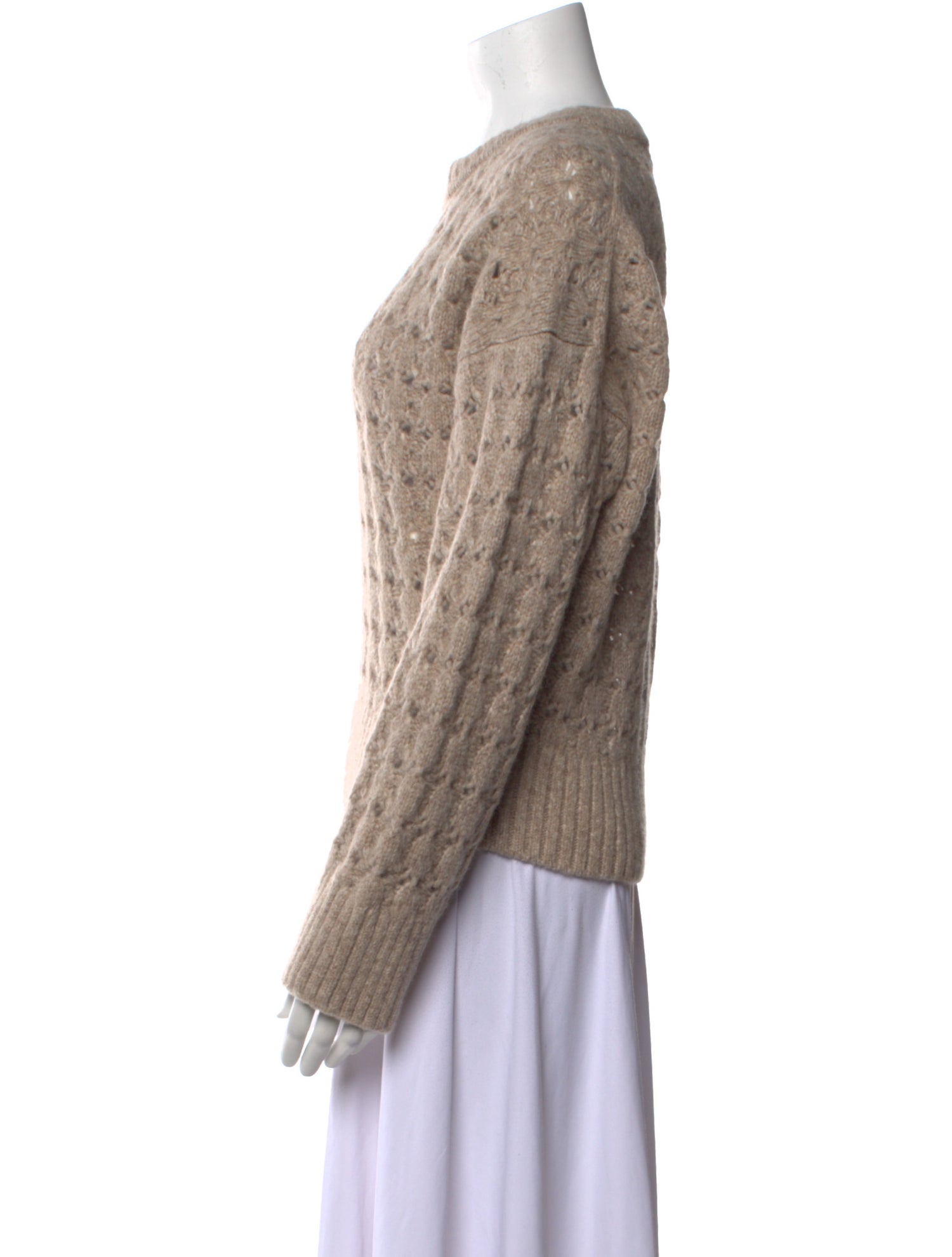 White + Warren Baby Alpaca Crew Neck Sweater