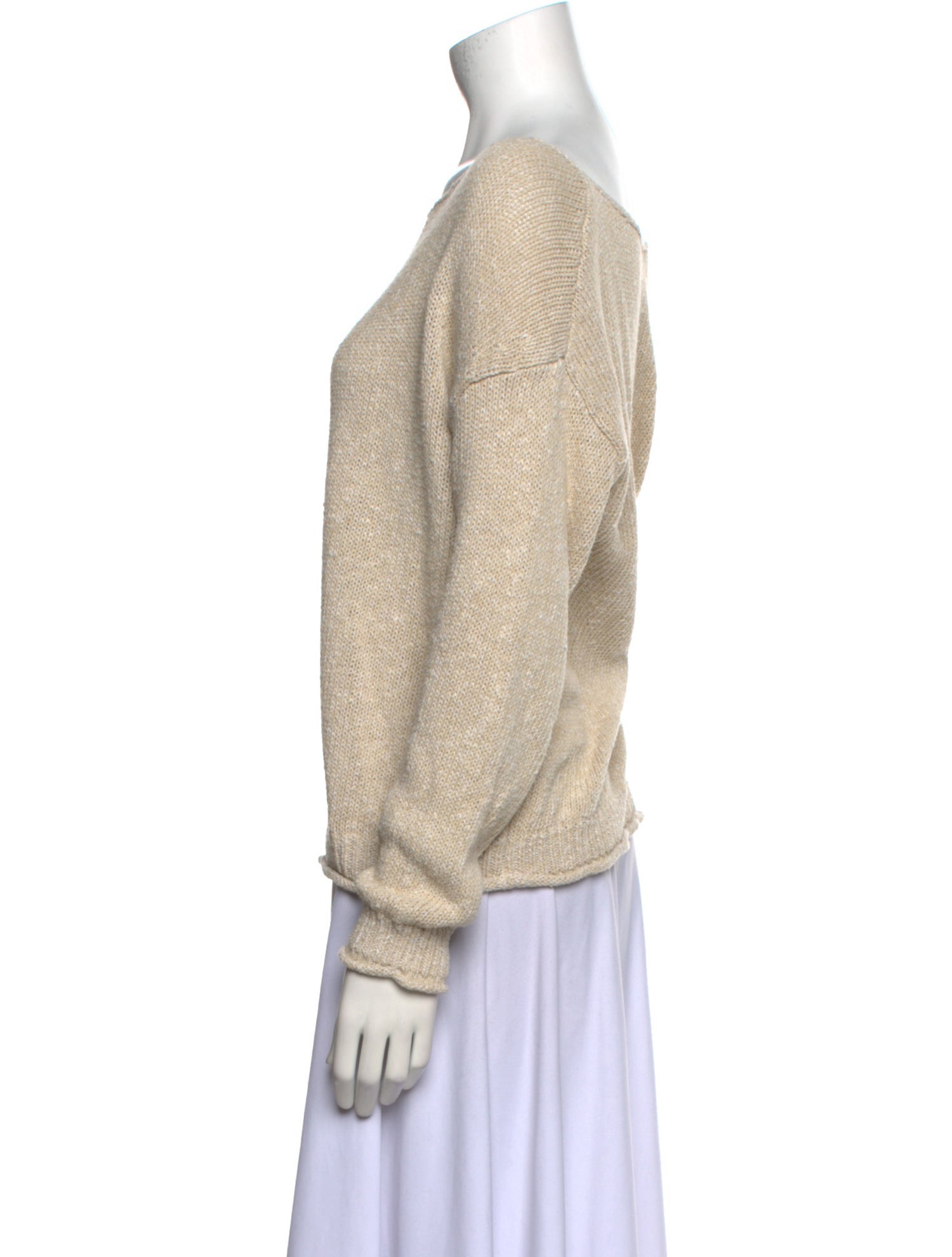 White + Warren Scoop Neck Sweater