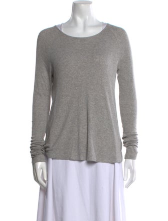 White + Warren Scoop Neck Long Sleeve T-Shirt