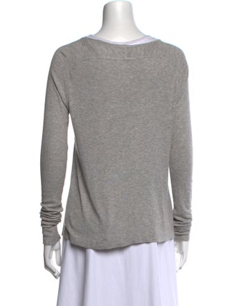 White + Warren Scoop Neck Long Sleeve T-Shirt