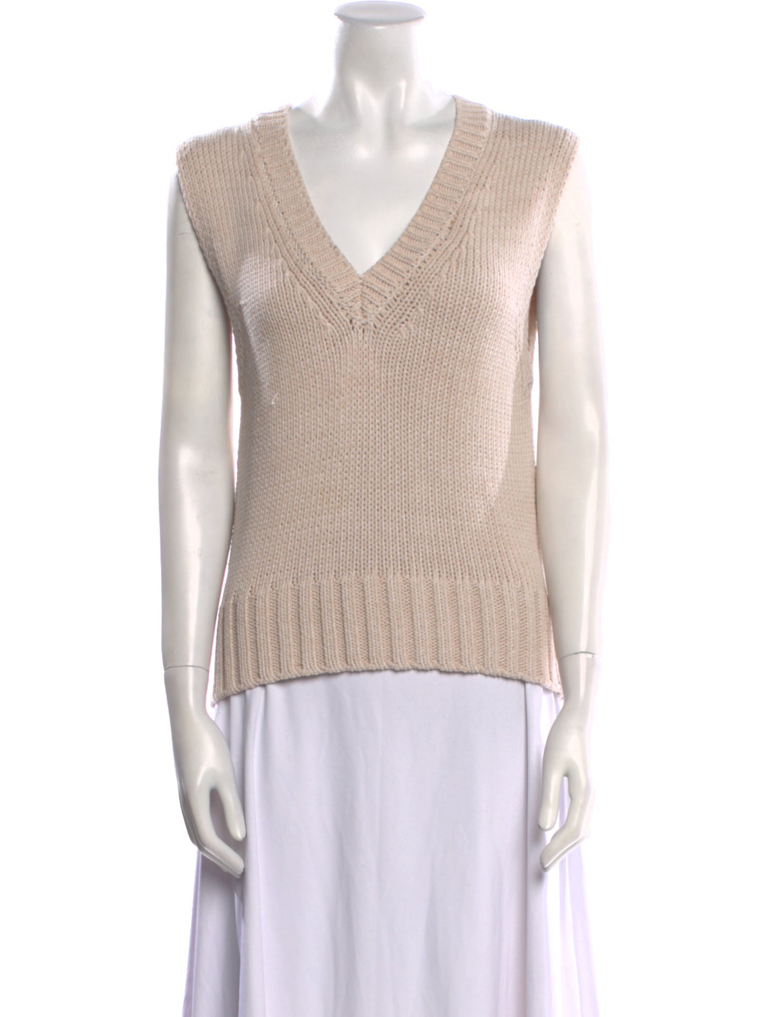 White + Warren V-Neck Sweater