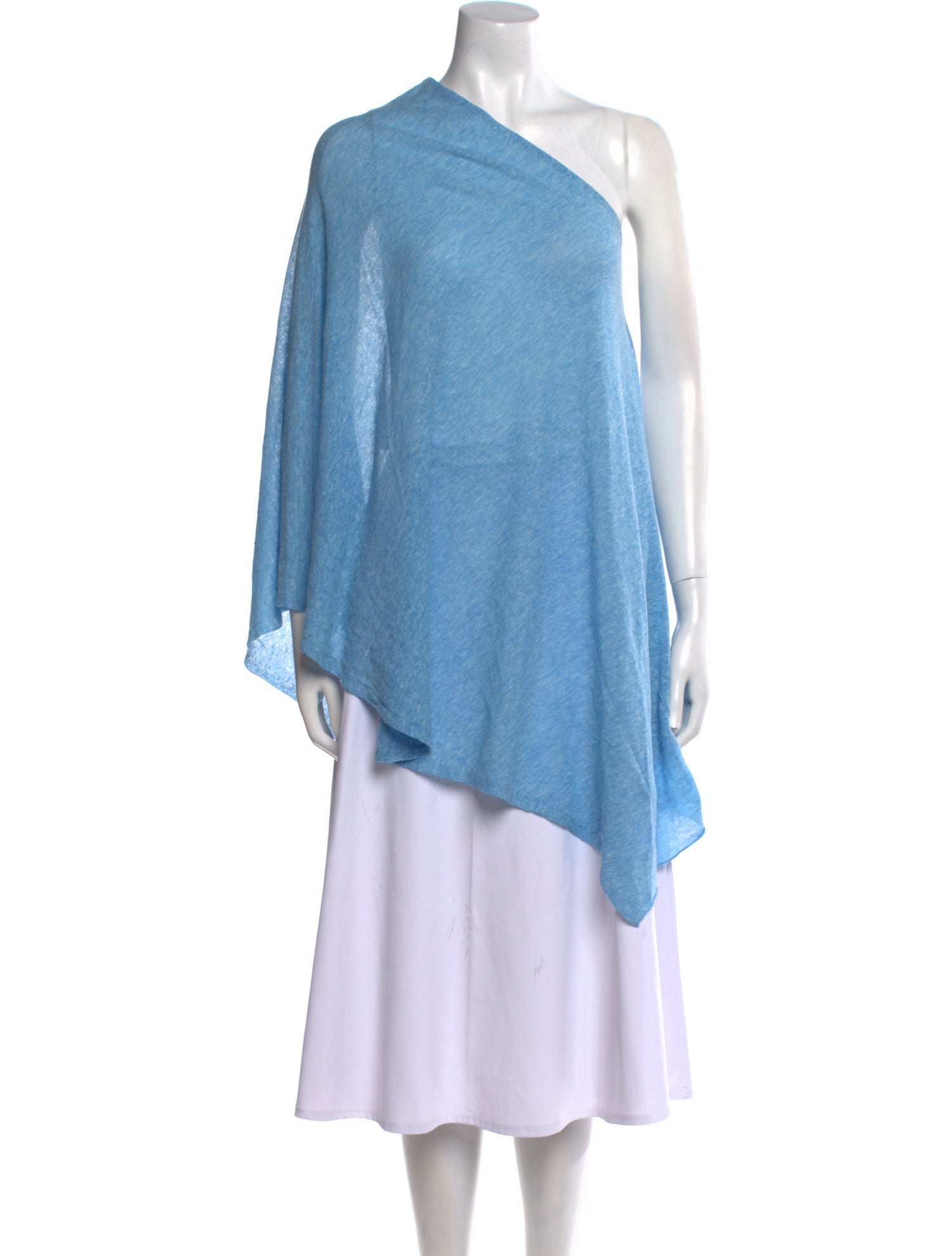 White + Warren Cashmere One-Shoulder Sweater