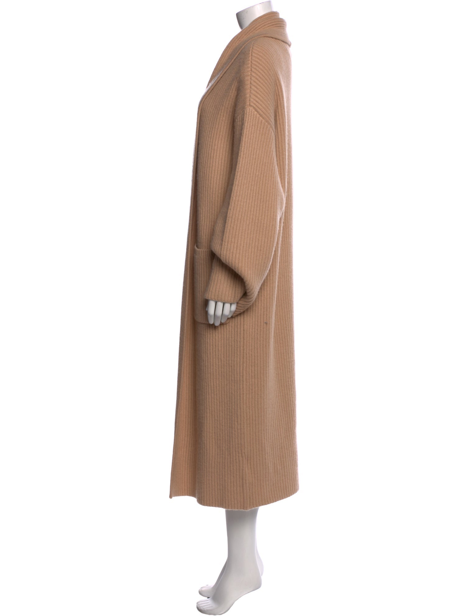 White + Warren Wool Open Front Sweater