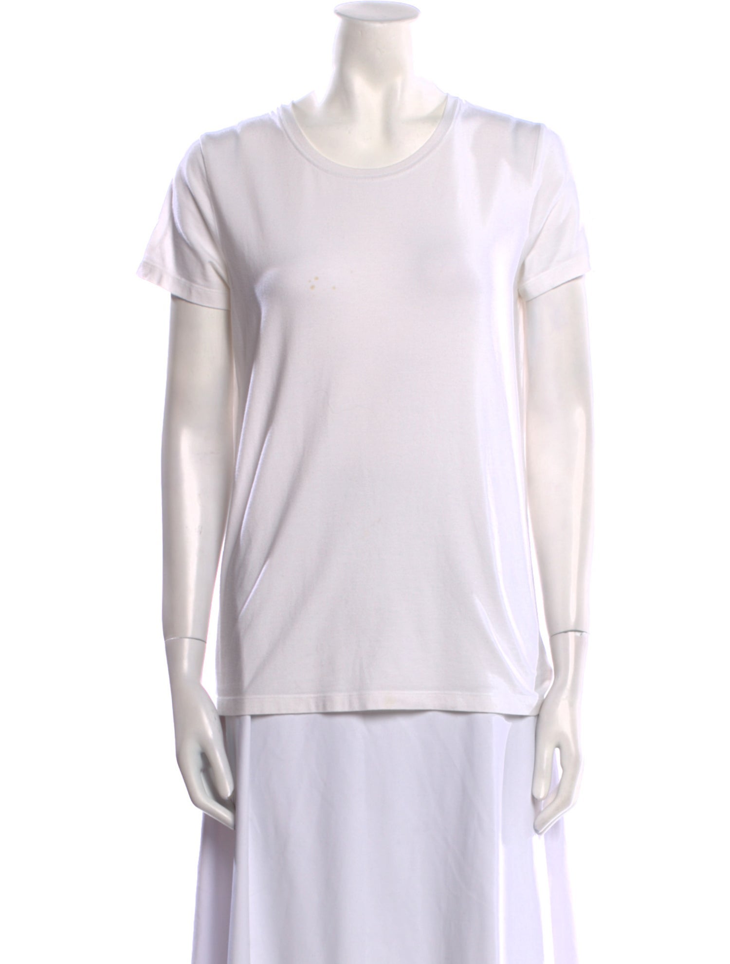 White + Warren Crew Neck Short Sleeve T-Shirt