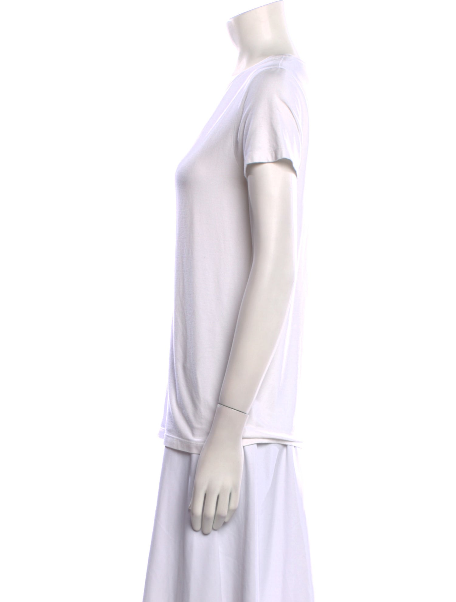 White + Warren Crew Neck Short Sleeve T-Shirt