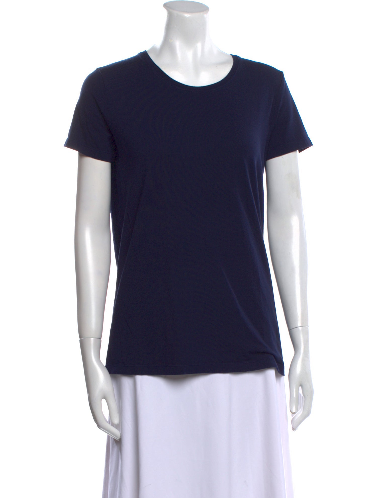 White + Warren Crew Neck Short Sleeve T-Shirt