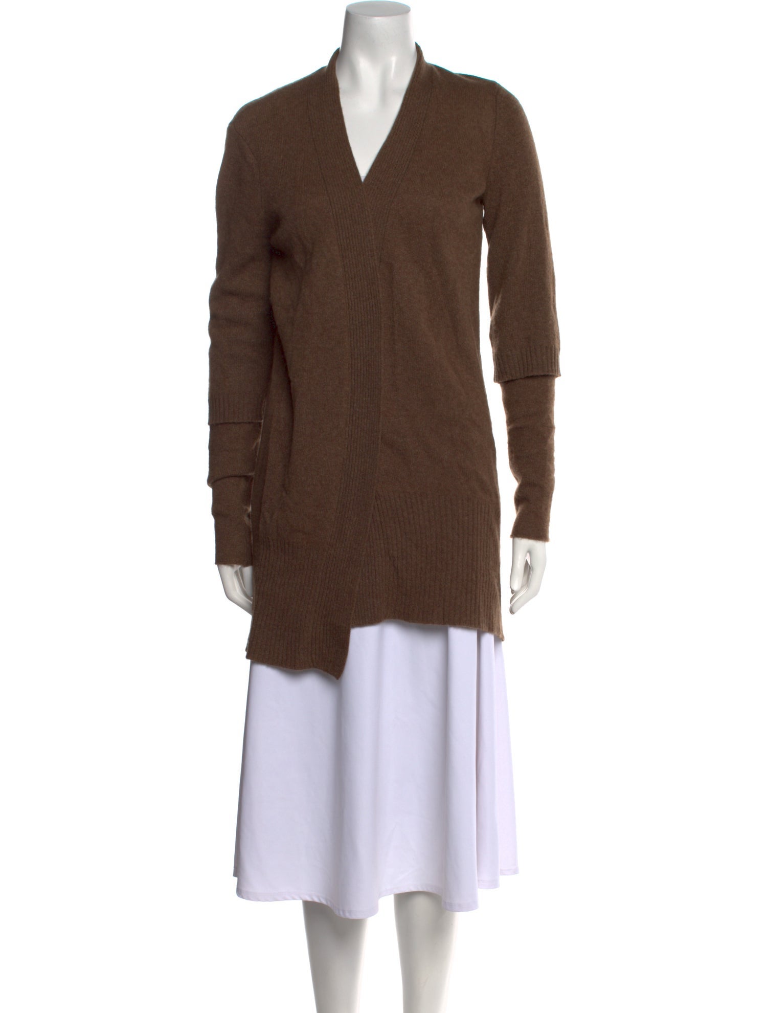 White + Warren Cashmere V-Neck Sweater