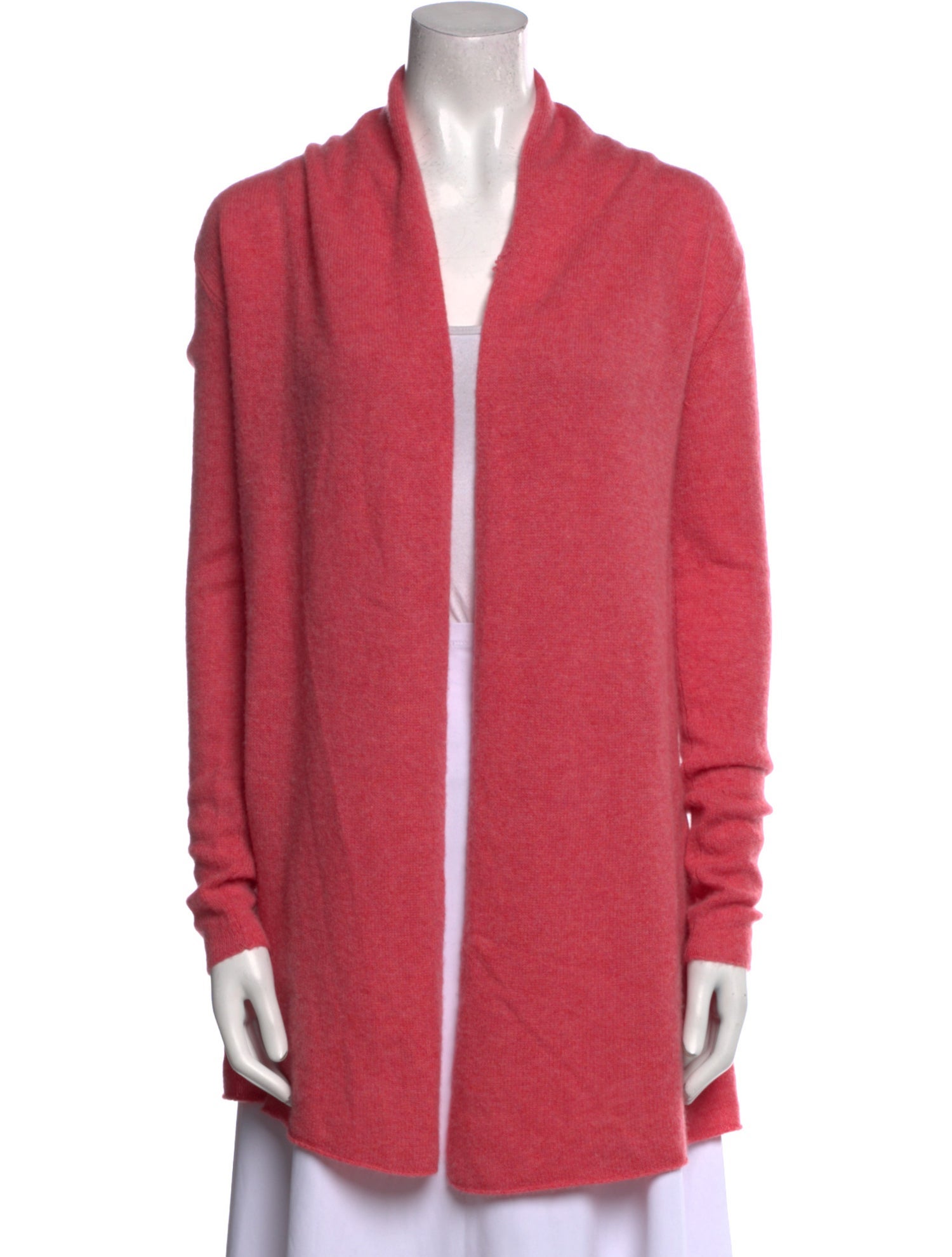 White + Warren Cashmere Open Front Sweater