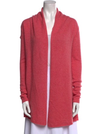 White + Warren Cashmere Open Front Sweater