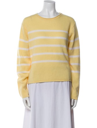 White + Warren Cashmere Striped Sweater