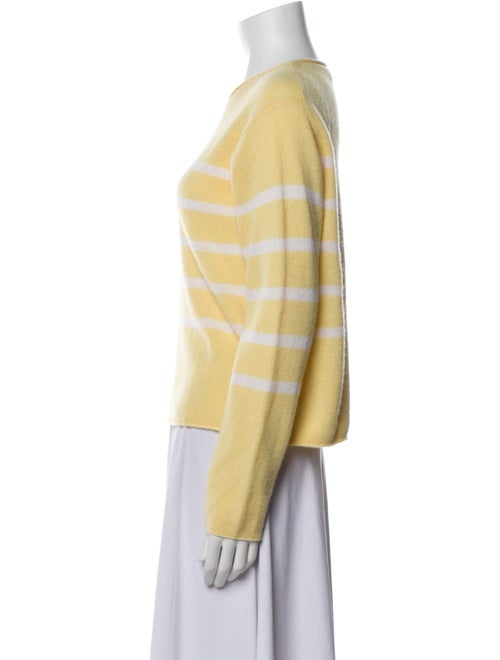 White + Warren Cashmere Striped Sweater