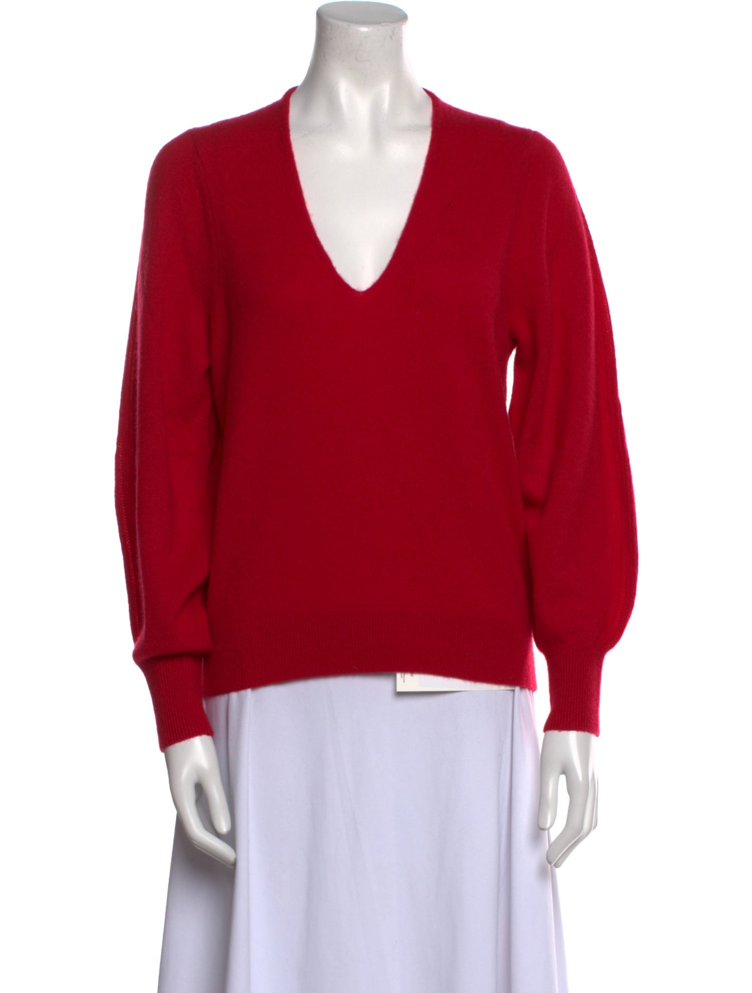 White + Warren Cashmere V-Neck Sweater