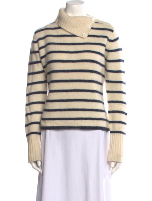 White + Warren Cashmere Striped Sweater