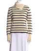 White + Warren Cashmere Striped Sweater