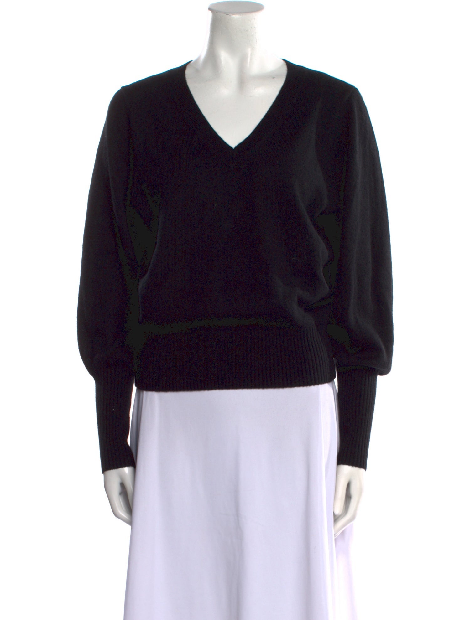 White + Warren Cashmere V-Neck Sweater w/ Tags