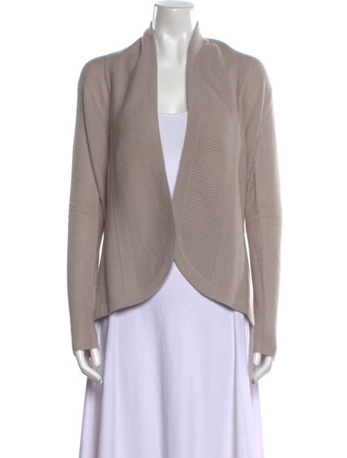 White + Warren Cashmere Open Front Sweater