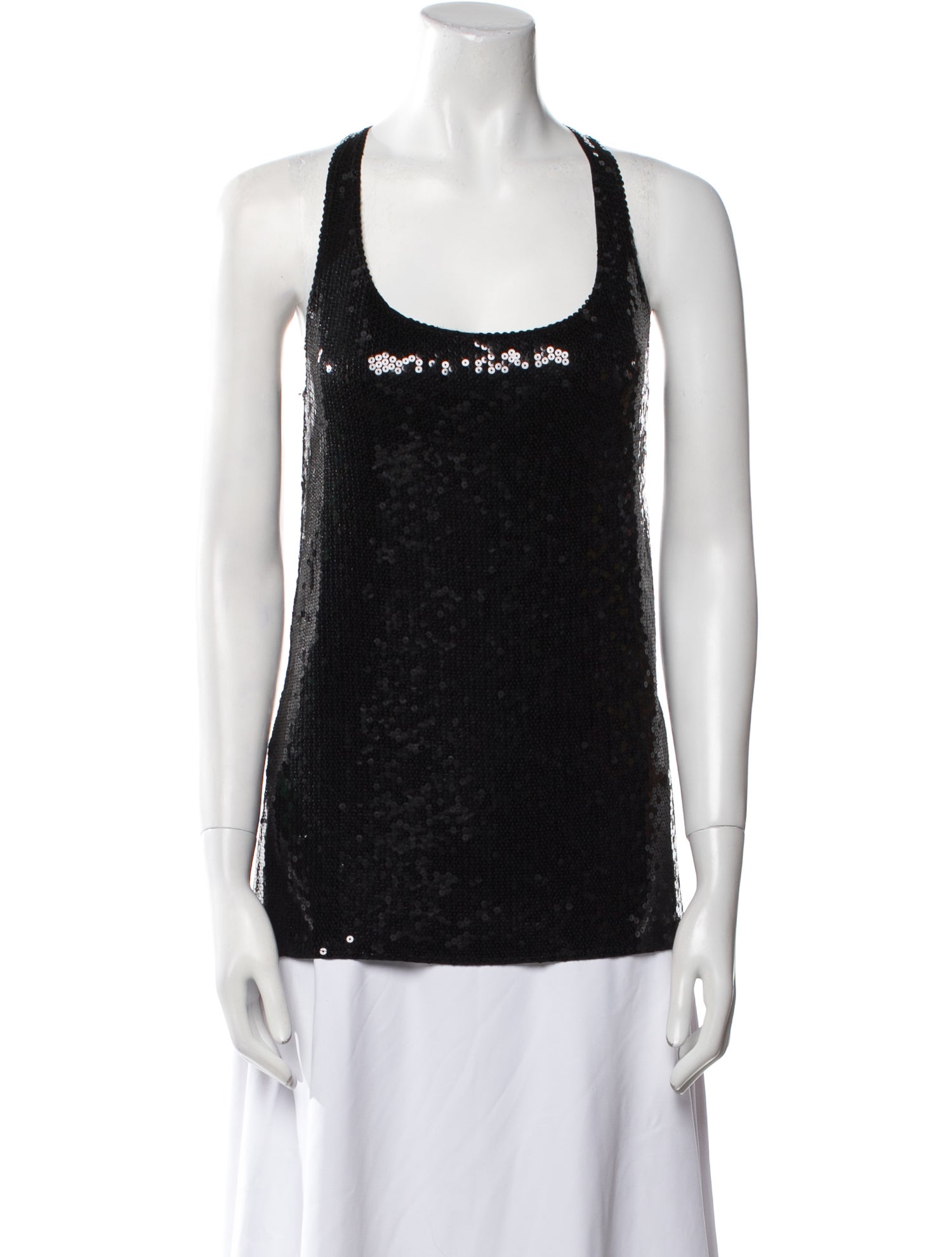 White + Warren Scoop Neck Sleeveless Top