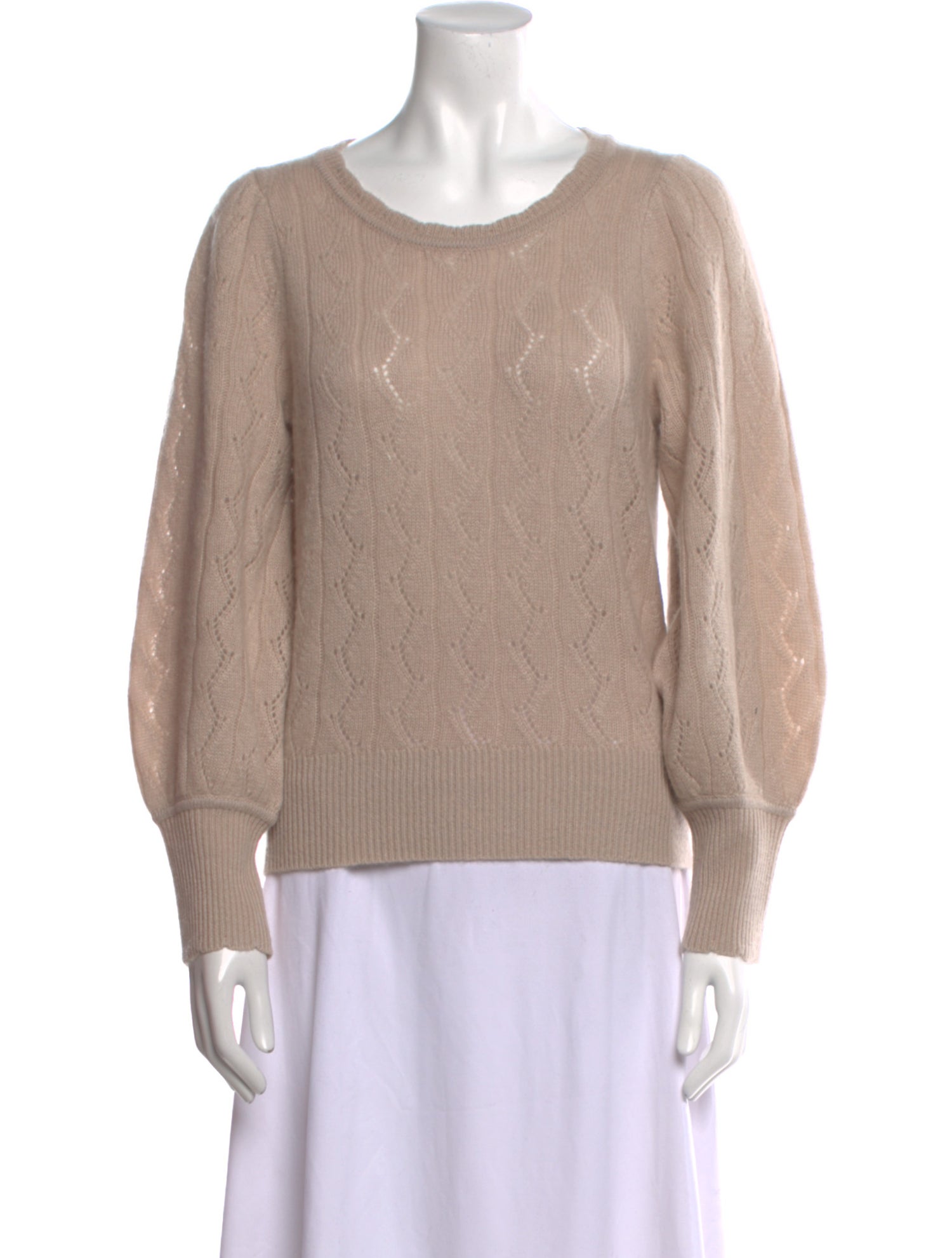 White + Warren Cashmere Scoop Neck Sweater